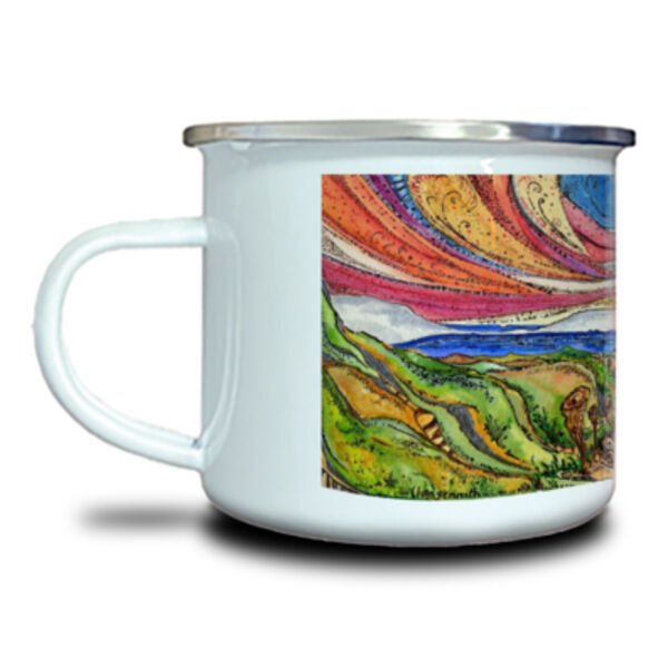 Through the Dunes Enamel Mug Thumbnail