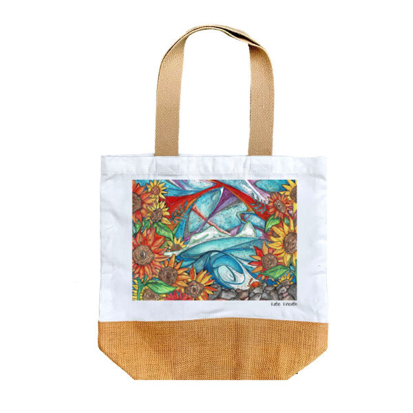 Sunflowers Jute Bag Thumbnail