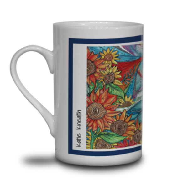 Sunflowers & Cwm Ivy Woods Birmingham Mug Thumbnail