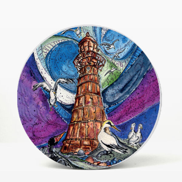 Full Moon Meeting Whitford Coaster Thumbnail