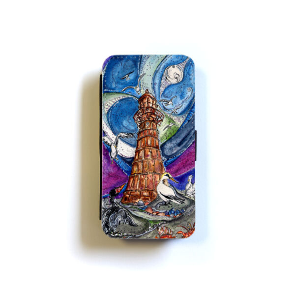 Whitford Lighthouse Full Moon iPhone Thumbnail