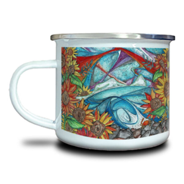 Sunflowers Enamel Mug Thumbnail