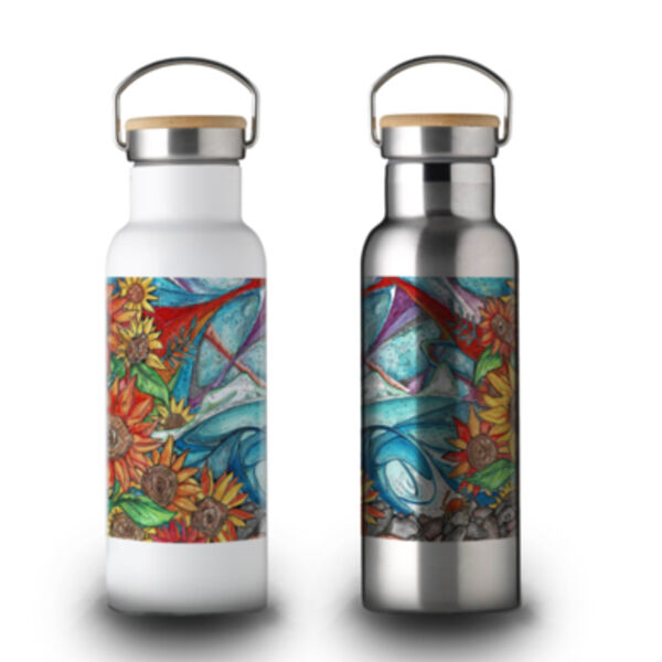 Sunflowers Bamboo Lid Thumbnail