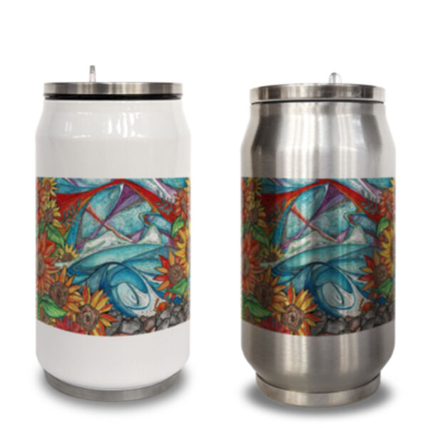 Sunflowers Can Flask Thumbnail