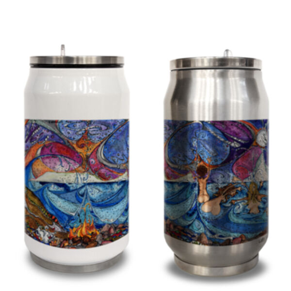 Full Moon Antics Can Flask Thumbnail