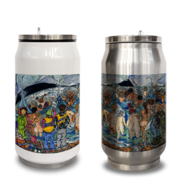 Llangennith Skinny Dip World Record Can Flask Thumbnail