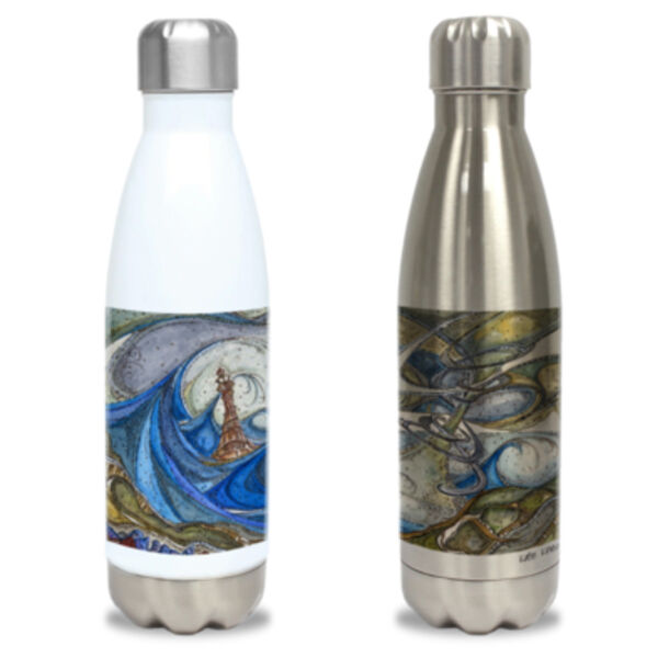 Storm on Gower Bowling Bottle Thumbnail