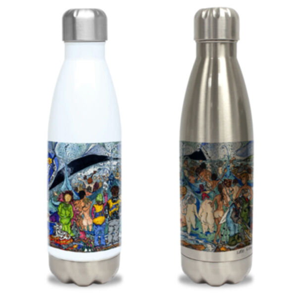 Llangennith Skinny Dip World Record Bowling Bottle Thumbnail