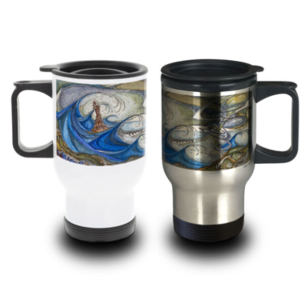 Storm on Gower Travel Mug Thumbnail