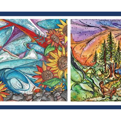 kk travel mug sunflowers   Cwmi Ivy Lighthouse trees Thumbnail